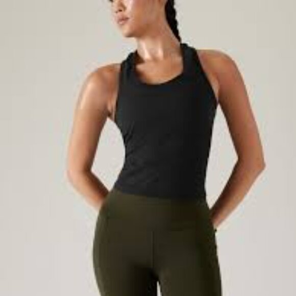 Athleta Momentum Tank Top - Size Medium - Black - Picture 2 of 5